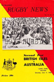 Australia v British Isles 1966 rugby  Programme